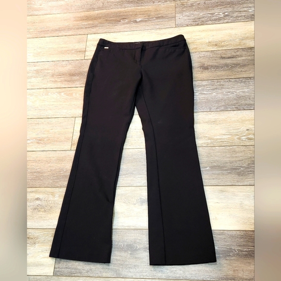 White House Black Market Black Bootcut Pants Size 6 - Picture 1 of 8
